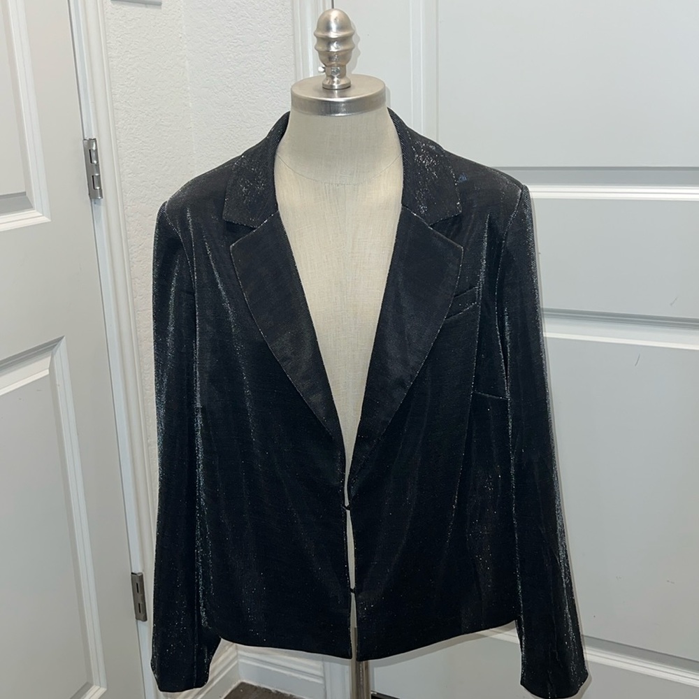 ✔REBEL by Rebel Wilson X Angels blazer Blake Shimmery Size 18W - Picture 4 of 11
